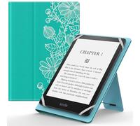 MoKo Étui Universel pour 6" 6.8" 7" Kindle eReaders Fire Tablette - Kindle/Voyaga/Lenovo/Sony Kindle E-Book E-Reader Tablette, Coque en PU avec Support Réglable et Dragonne, Dessin au Trait