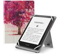 MoKo Étui Universel pour 6" 6.8" 7" Kindle eReaders Fire Tablette-Kindle/Kobo/Voyaga/Lenovo/Sony Kindle E-Book E-Reader Tablette, Coque en PU avec Support Réglable et Dragonne, Paysage d'Aquarelle