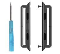 MoKo Fermoir de Bracelet Compatible avec iWatch, Connecteur/Fermoir en Métal pour Tous Les Modèles iWatch 42mm Series 6/5/4/3/2/1/se, GRIS Sidéral (Pas compatible avec Apple Watch 38mm)