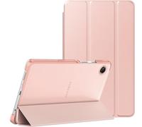MoKo Funda Para Samsung Galaxy Tab A11 8,7 Pulgadas 2025/Galaxy Tab A9 8,7 Pulgadas 2023, Funda Ligera de Carcasa Dura Para Nueva Samsung A11/A9 Tableta, 2 Ángulos de Visión, Oro Rosa