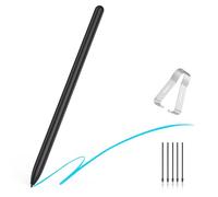 MoKo Galaxy Tab S9 FE S Pen pour Samsung Galaxy Tab S6 Lite/S7/S8/S9/S10 S Pen Replacement + 5 Embouts Gratuits, Noir