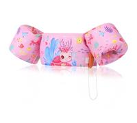MoKo Gilet de Natation Enfant, Brassards de Natation Enfant Ceinture Réglable Gilet de Flottaison à Dessin Animé Flottant Mignon, Dispositif de Flottaison pour Garçons Filles,20-50 LBS, Tortue Rose