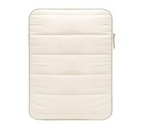 MoKo Housse de Protection Tablette de 9-11 Pouce Compatible avec iPad air 5 10.9"2022, iPad Pro 11 2021-2018, Tab S8 11"/Tab A 10.1, Sac de Transport Durable,Sacoche de Tablette Portable,Blanc Laiteux