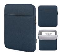 MoKo Housse pour Liseuse de 10.2 Pouce Compatible avec Kindle Scribe 10.2 inch 2022 Release, Sacoche Manche Portable en Polyester Anti-Rayure avec Deux Poches, Indigo