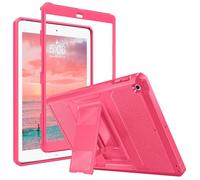 MoKo Housse pour Nouvel iPad 2017/2018 9.7 Pouces,iPad 6ème Génération/iPad 5ème Génération - Étui Robuste Toute Protection pour Tablette Apple New iPad 9.7 Pouces 2017/2018, Paradis Rose