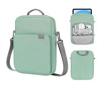 MoKo Housse pour Tablette 9-11 Pouces, de Transport avec poignée et bandoulière Compatible 11inch iPad Air M3, iPad A16 2025, Pro 11 inch, iPad 10/9/8/7th Gen, Tab S8/S9 11", Cyan