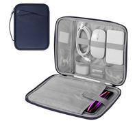 MoKo Housse pour Tablette de 13 Pouce Compatible avec 13 Pouce iPad Air M3 2025, iPad Pro 13 M4, Pro 12.9/Air 12.9, Galaxy Tab S10+ Plus/S9 FE+/S9+ Plus 12,4, Indigo