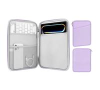 MoKo Housse Tablette 9-11" Compatible avec iPad Pro 11 M4 2024/11 Pouces iPad Air M2 2024/iPad 10e 10,9 2024/iPad Air 5/4 10,9, Galaxy Tab S9/S8/A8/A7 2022, Violet