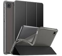 Moko Hülle Kompatibel mit Samsung Galaxy Tab A7 Lite 8,7 Zoll 2021(SM-T225/T220/T227), Ultra Schlanke TPU Schutzhülle Weiche Transluzente Rückseite Smart Cover, Schwarz