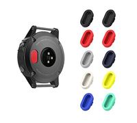 MoKo Lot de 10 Bouchons Anti-poussière en Silicone compatibles avec Garmin Fenix 8/E/7/7S/7X/6/6S/6X/5/5S/5X/Vivoactive 6/53/4/Forerunner 45/245/745/945/Venu 2/Instinct/3, Protection du Port de Charge