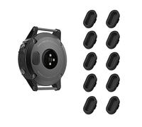 MoKo Lot de 10 Bouchons Anti-poussière en Silicone compatibles avec Garmin Fenix 7/7S/7X/6/6S/6X/5/5S/5X/Vivoactive 3/4/Forerunner 45/245/745/945/Venu 2/Instinct, Protection du Port de Charge