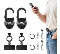 MoKo Lot de 2 Cordons Téléphone Antivol Rétractables