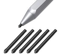 MoKo Original Pointes de Stylet Compatible avec Surface Pen, Lot de 5 (Type HB Original, 5 x HB), Mine Originale pour Stylet Surface Pro 2017 Pen (Model 1776)/Surface Pro 4 Pen, Noir