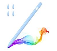 Moko Pencil pour iPad (A16) 11e 10e 9e Gen, Stylet pour 2018-2025 Apple iPad 11-6, Mini 7-5, Air M3/M2 11"/13"/5/4/3, Pro M4 13"/12,9"/11" Sensibilité à L'Inclinaison,Chargement Rapide USB-C, Bleu