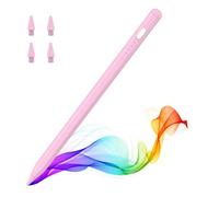 Moko Pencil pour iPad (A16) 11e 10e 9e Gen, Stylet pour 2018-2025 Apple iPad 11-6, Mini 7-5, Air M3/M2 11"/13"/5/4/3, Pro M4 13"/12,9"/11" Sensibilité à L'Inclinaison,Chargement Rapide USB-C, Rose