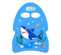 MoKo Planche de Natation, Accessoire Équipement d'exercice pour Amusement d'eau Formation Entraînement de Natation pour Piscine Motif Dessin Animé pour Débutant Adulte Adolescent, Requin Bleu