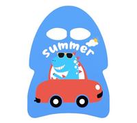 MoKo Planche de Natation, Accessoire Équipement d'exercice pour Amusement d'eau Formation Entraînement de Natation pour Piscine Motif Dessin Animé pour Débutant Adulte Adolescent, Dinosaure Indigo