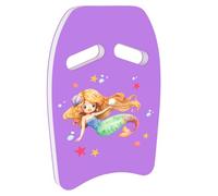 MoKo Planche de Natation, Accessoire Équipement d'exercice pour Amusement d'eau Formation Entraînement de Natation pour Piscine avec Motif Dessin Animé pour Débutants Enfants, Violet & Perle Sirène