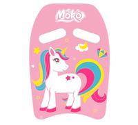 MoKo Planche de Natation, Accessoire Équipement d'Exercice pour Amusement d'Eau Formation Entraînement de Natation pour Piscine avec Motif Dessin Animé pour Débutants Enfants Adolescents, Licorne Rose