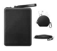 MoKo Pochette en Silicone 6-7 Pouces pour Kindle et Liseuses, Housse Protectrice avec Poche Accessoire Compatible 7" Paperwhite, 6.8" Paperwhite, 6" Kindle, Nook, iPad Mini 6, Noir