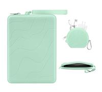 MoKo Pochette en Silicone 6-7 Pouces pour Kindle et Liseuses, Housse Protectrice avec Poche Accessoire Compatible 7" Paperwhite, 6.8" Paperwhite, 6" Kindle, Nook, iPad Mini 6, Vert Sauge