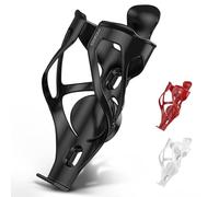 MoKo Porte-bidon de Vélo avec Fente pour Tracker, pour Bidons 6,5-7 cm | Compartiment pour AirTag/Tile, Adapté aux Bouteilles en PET de 500 ml, PC Résistant, Support de Fixation Stable