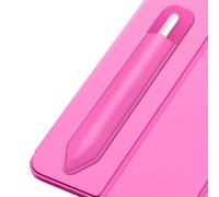 MoKo Porte-Crayon Autocollant pour Apple Pencil Pro, Apple Pencil (USB-C), Apple Pencil 1ère/2ème Génération, Étui à Crayons Élastiques Pochette Adhésive Attachée à l'Étui pour Stylet, Rose Persan