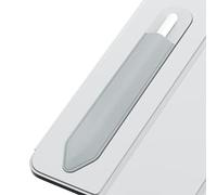 MoKo Porte-Crayon Autocollant pour Apple Pencil Pro, Apple Pencil (USB-C), Apple Pencil 1ère/2ème Génération, Étui à Crayons Élastiques Pochette Adhésive Attachée à l'Étui pour Stylet,Gris Argenté