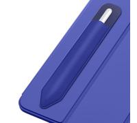 MoKo Porte-Crayon Autocollant pour Apple Pencil Pro, Apple Pencil (USB-C), Apple Pencil 1ère/2ème Génération, Étui à Crayons Élastiques Pochette Adhésive Attachée à l'Étui pour Stylet, Marine Bleu