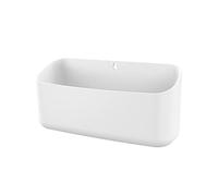 MoKo Porte-Marqueur Magnétique, Support de Crayon en Plastique pour Tableau Blanc, Organisateur de Rrangement pour Fournitures Scolaires, Boîte de Rangement pour Bureau, École, Réfrigérateur, Blanc