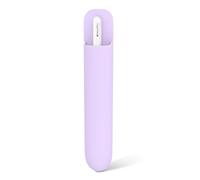 MoKo Porte-Stylet Universel,Étui Protection Adhésif Réutilisable Silicone Compatible avec Pencil Pro&1ère&2ème Gén&USB-C&Stylets Taille Similaire,Fixé au Boîtier pour Crayon, Violet Lavande