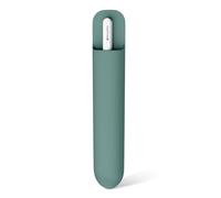 MoKo Porte-Stylet Universel,Étui Protection Adhésif Réutilisable Silicone Compatible avec Pencil Pro&1ère&2ème Gén&USB-C&Stylets Taille Similaire,Fixé au Boîtier pour Crayon, Vert Nuit