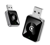 MoKo pour Apple Carplay Adaptateur sans Fil 2025, Connexion Auto Rapide, Pas de Latence, Brancher et Utiliser, Bluetooth 5.3 & WiFi 6, Mini Adaptateur sans Fil pour iPhone 6~16 et Voitures 2015+