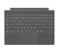 MoKo QWERTZ Clavier Compatible avec Microsoft Surface Pro 7 Plus/Pro 7/Pro 6/Pro 5/Pro 4/Pro 3, Clavier sans Fil Bluetooth 3.0 avec Pivot Rotatif Tactile Slim, Batterie au Lithium Intégré, Gris