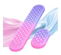 MoKo Repose-Poignets Ergonomique pour Clavier et Souris d'Ordinateur avec Mousse à Mémoire, pour Soulager Douleur de la Dactylographie, pour Bureau, Travail, Ordinateur Portable, Gradient Rose Violet
