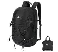 MoKo Sac à Dos de randonnée, Sac à Dos de Camping de Grande capacité 40L avec Poches Multiples, Sac à Dos de Voyage résistant à la déchirure pour Hommes et Femmes,Sac à Dos randonnée Pliable, Noir