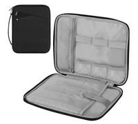 MoKo Sacoche pour Ordinateur Portable 13-14 Pouces avec poignée, Sac de Voyage rembourré et Protecteur pour Les Nouveaux modèles 13" Mac Air/Pro M4, 14" Mac Pro M3/M2/M1, 13" Mac Air M3/M2/M1, Noir