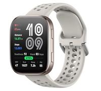 MoKo Silicone Bracelet Compatible avec Amazfit Bip 6, Bracelet de Sport Résistant à l'usure et Respirant, Or Étoilé