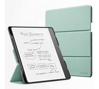 MoKo Stand Case for Kindle Scribe (Modèle 2024/2022) Étui en Cuir de Qualité Supérieure avec Porte-Stylo, Veille/réveil Automatique pour Amazon Kindle Scribe 2024 de 10,2 Pouces, Agave Vert