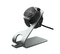 MoKo Station de Charge Compatible avec Huawei Watch GT 2/3 Pro, GT Runner, Watch 3, Alliage d'Aluminium Câble USB 150 cm Gris