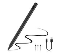 MoKo Stylet pour Remarkable Paper Pro Color Marker Plus avec Gomme, Rejet de la Paume de la Main Stylet à Chargement Rapide avec 4096 Pression Sensibilité d'Inclinaison,3 Pointes de Remplacement, Noir