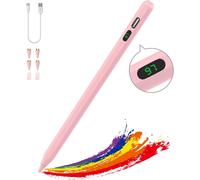 Moko Stylo Écran Tactile Capacitif Stylus, Stylet Universel À Charge Rapide Compatible Avec Ipad/Iphone/Android/Ios/Xiaomi/Tablette, Stylet Écran Capacitif Avec Affichage De Puissance, Blanc