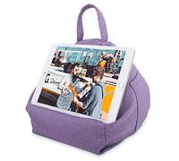 MoKo Support de Coussin, Souple, pour Tablette jusqu'à 12,9", iPad Air 5 10,9, iPad 10.2 10, Mini 6 5, Violet Clair