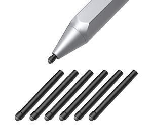 Moko Surface Pointes, Pen Pointes Stylet Surface Remplacement, (6 PCS, Type HB Original) Mine Originale pour Stylet Surface Pen, pour Surface Pro 2017 Pen (Modèle 1776), Surface Pro 4 Pen - Noir