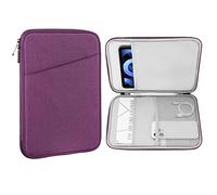 MoKo Housse Tablette 9-11" Compatible avec iPad Pro 11 M4 2024/11 Pouces iPad Air M2 2024/iPad 10e 10,9 2024/iPad Air 5/4 10,9, Galaxy Tab S9/S8/A8/A7 2022, Violet