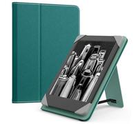 MoKo Universel Étui pour 6 Pouces Kindle Liseuses et Tablettes, Kindle/Kobo Clara/Tolino/Pocketook/Sony E-Book Tablet, Étui Folio Léger avec Dragonne et Béquille pour 6 Pouces, Vert Jade