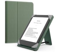 MoKo Universel Étui pour 6 Pouces Kindle Liseuses et Tablettes, Kindle/Kobo Clara/Tolino/Pocketook/Sony E-Book Tablet, Étui Folio Léger avec Dragonne et Béquille pour 6 Pouces, Céladon