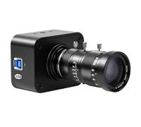 MOKOSE Caméra de streaming 4K, webcam USB 3.0 à mise au point manuelle avec objectif zoom 10-55 mm à monture C, capteur IMX678 1/1,8" 8 MP, support YUY2, caméra Web pour ordinateur de bureau et