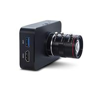 MOKOSE Caméra HDMI 12 MP 1080p USB HD Streaming Enseignement Webcam Enseignement, Enregistrement 4K @ 30FPS Industrie C/CS Mount Camera avec objectif zoom manuel sans distorsion 6-12 mm