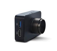 MOKOSE Caméra HDMI 12 MP 1080p USB HD Streaming Webcam, Enregistrement 4K @ 30FPS Industrie C/CS Mount Camera avec Objectif Manuel 3,2 mm sans Distorsion